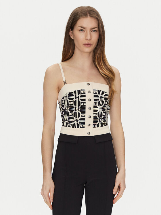 Elisabetta Franchi Elisabetta Franchi Marškinėliai TK-33B-47E2-V280 Spalvota Regular Fit