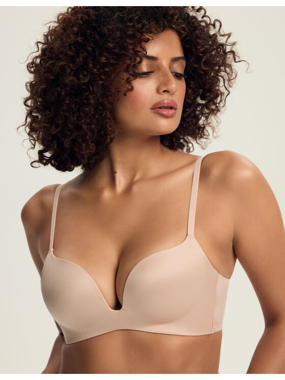 Esotiq Esotiq Biustonosz push-up 43915 Beżowy