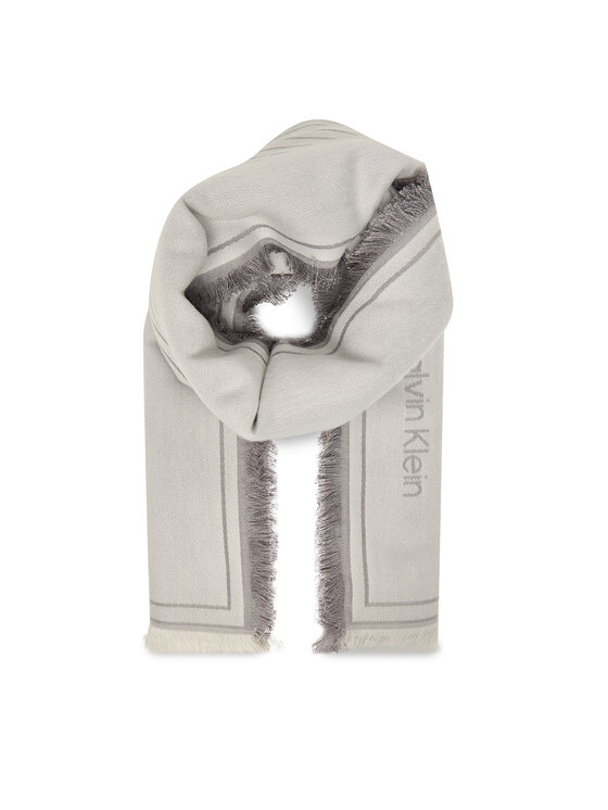 Calvin Klein Calvin Klein Kendő Emblem Graphic Lw Square Scarf LV04F8073G Szürke