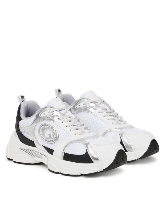 Guess Guess Sneakersy FLTIBI ELE12 Biela