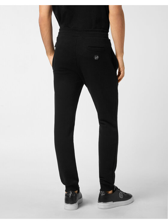 PHILIPP PLEIN PHILIPP PLEIN Spodnie dresowe 24345 Czarny Jogger Fit