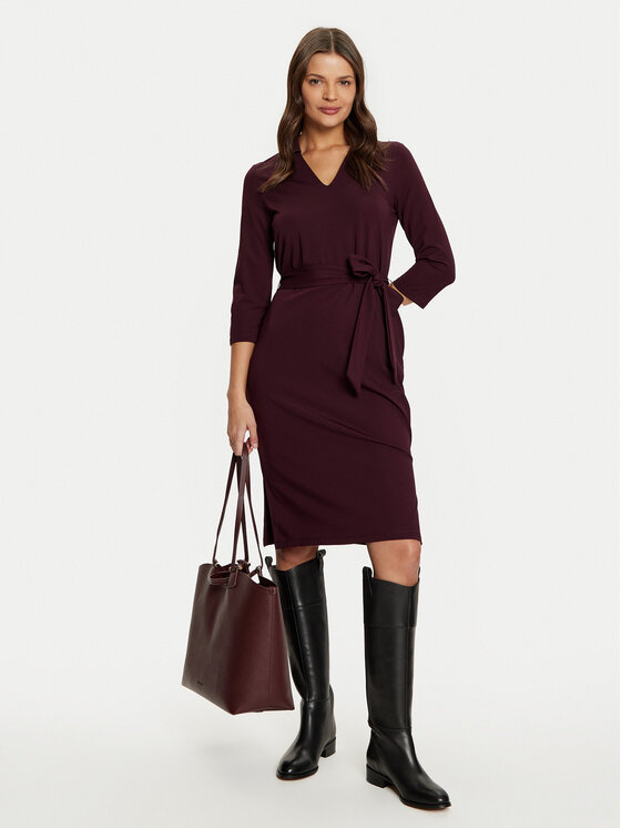 Tatuum Tatuum Повсякденна сукня Cole T2422.201B Бордовий Regular Fit