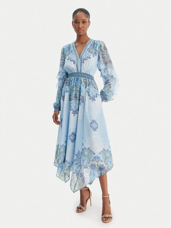 Hale Bob Hale Bob Літня сукня Kamilah 5YHR630A Блакитний Regular Fit