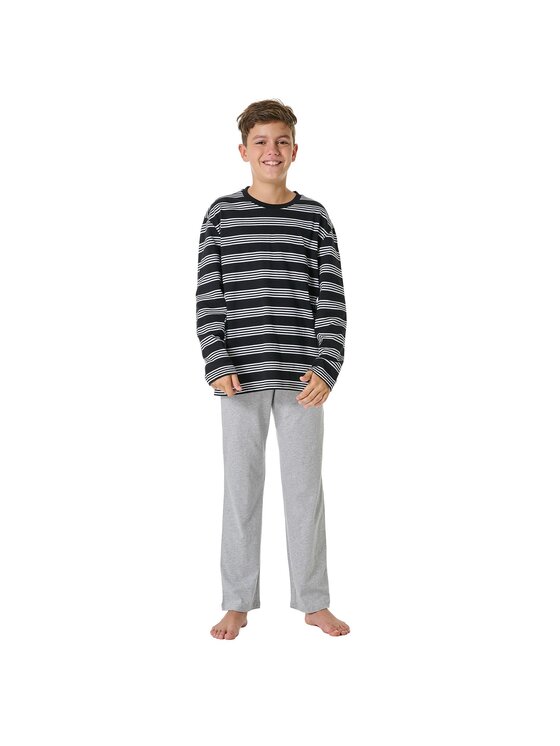 SCHIESSER SCHIESSER Piżama 31014 Czarny Comfort Fit