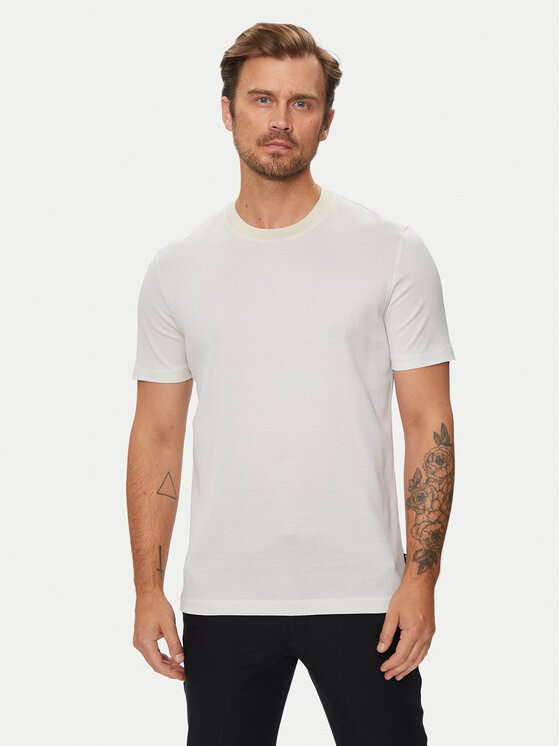 Boss Tričko H-Tiburt 431 50518539 Biela Regular Fit
