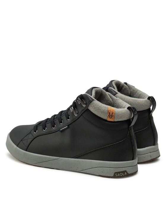 Saola Saola Sneakersy Bergen waterproof Warm SAO2118 Čierna