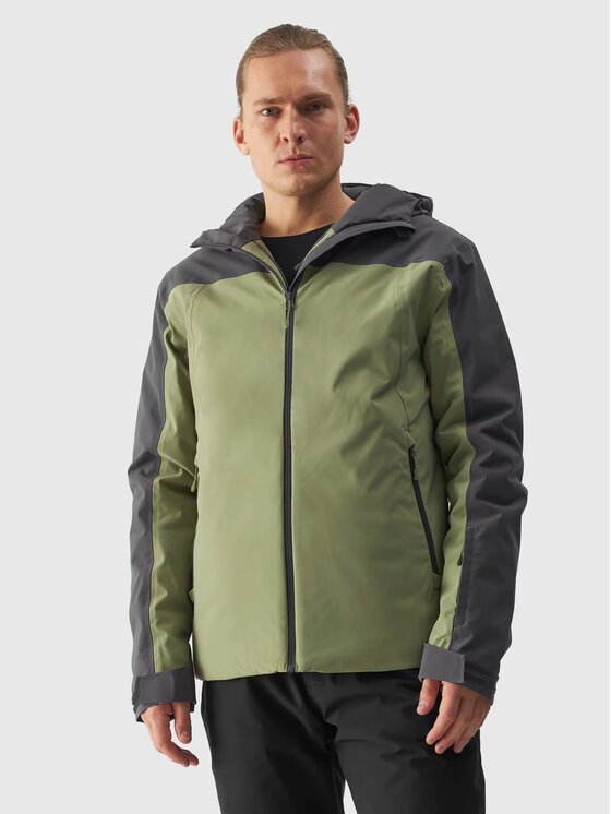 4F 4F Giacca da sci 4FWAW24TTJAM579-43S Verde Regular Fit
