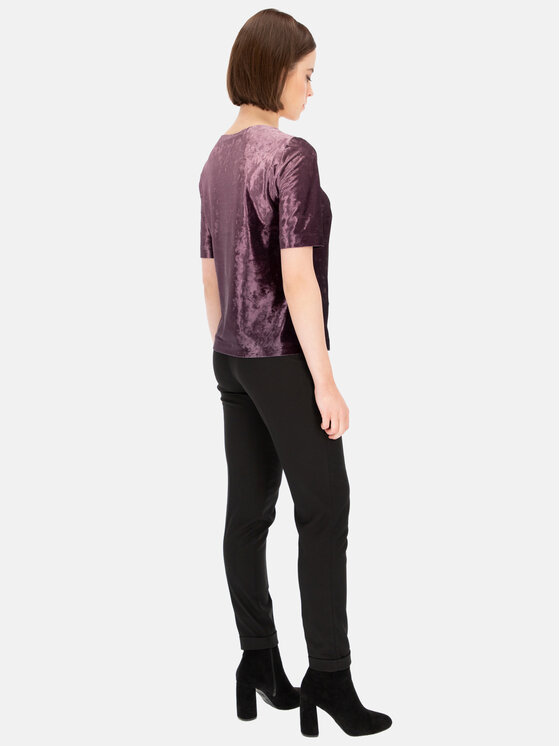 Potis & Verso Potis & Verso Bluzka Hill Fioletowy Regular Fit