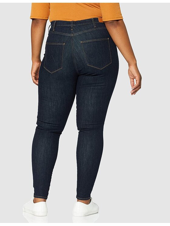 Wrangler Wrangler Jeansy SKINNY PLUS Niebieski Skinny Fit