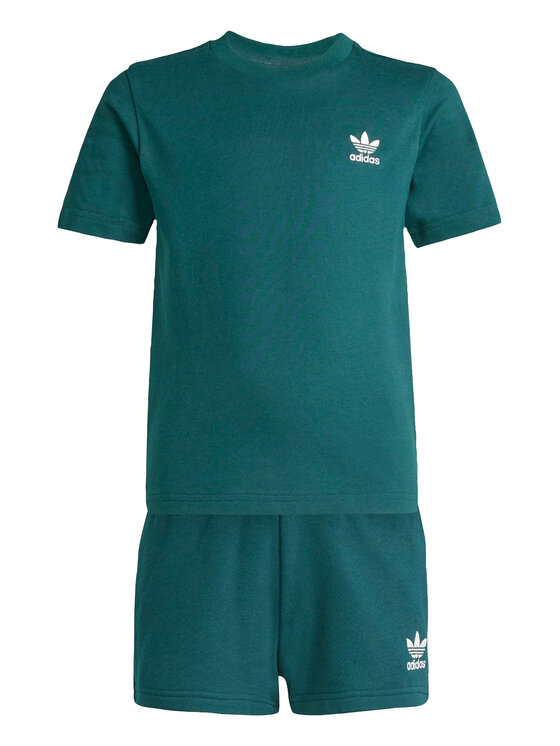 adidas adidas Súprava Tričko a šortky JY4875 Zelená Regular Fit