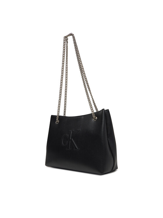 Calvin Klein Jeans Calvin Klein Jeans Táska Sculpted Chain Shoulder Bag LV04K3163G Fekete