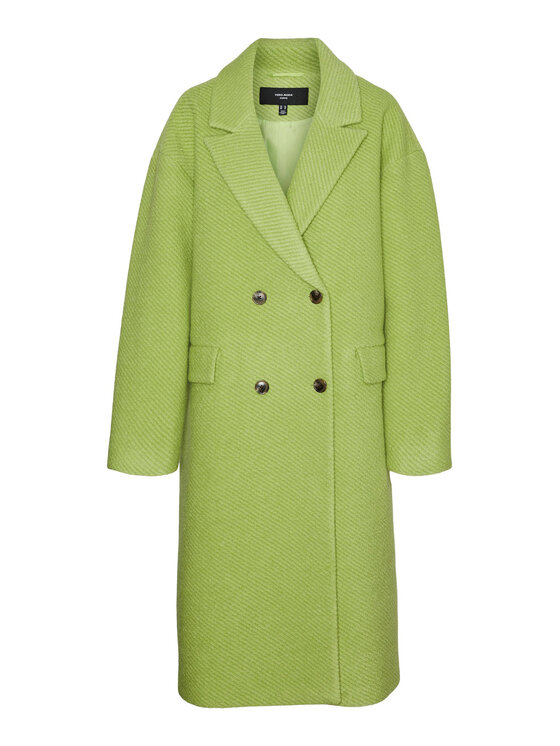 Vero Moda Curve Vero Moda Curve Cappotto di lana 10296650 Verde Regular Fit