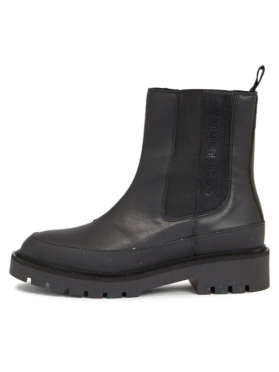 Calvin Klein Jeans Calvin Klein Jeans Sztyblety Combat Mid Chelsea Wn YW0YW01254 Czarny