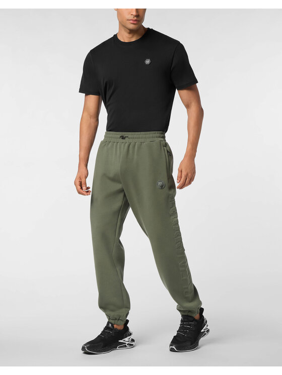 Plein Sport Plein Sport Joggers kalhoty 28287 Zelená Jogger Fit