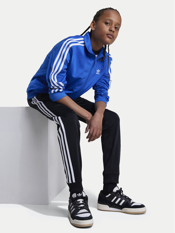 adidas adidas Mikina Firebird IY9799 Modrá Regular Fit