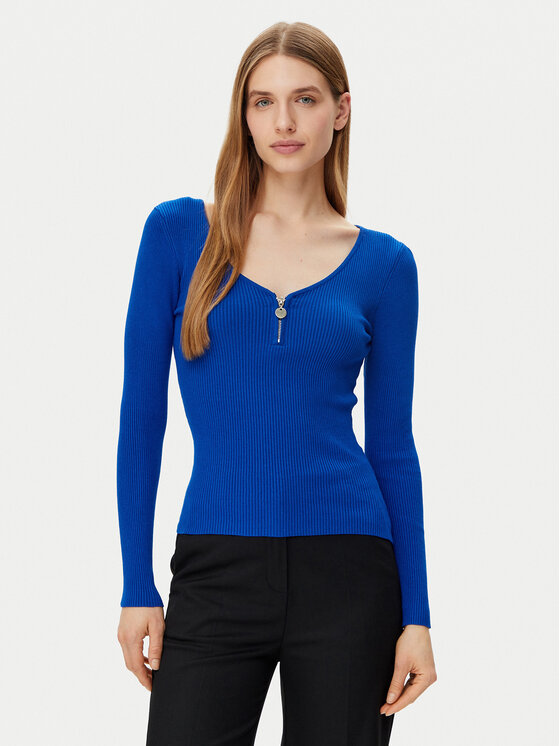 Morgan Morgan Pullover 232-MBANZA Blau Slim Fit