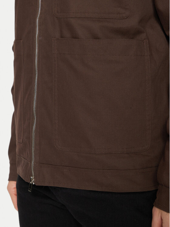 Solid Solid Giacca di transizione 21107829 Marrone Regular Fit
