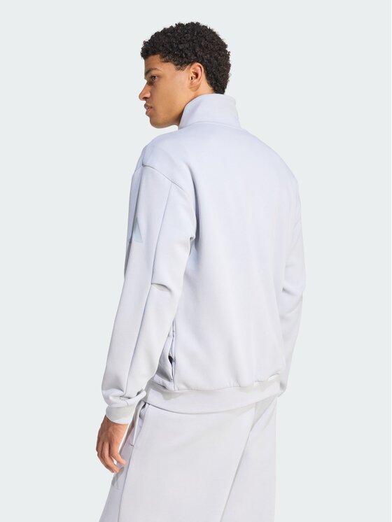 adidas adidas Bluza SOFT LUX Szary Loose Fit