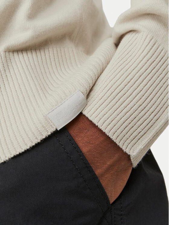 Jack&Jones Jack&Jones Пуловер Collective 12251556 Бежов Relaxed Fit