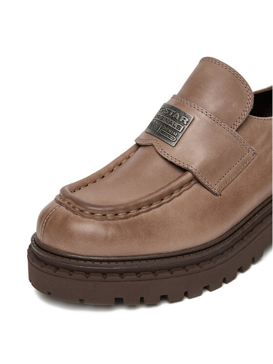 G-Star Raw G-Star Raw Loafersy EO-DOLUNAY-25FW05 Béžová