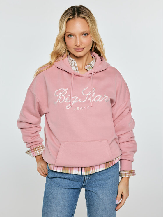 BIG STAR BIG STAR Bluza RAISA Różowy Basic Fit