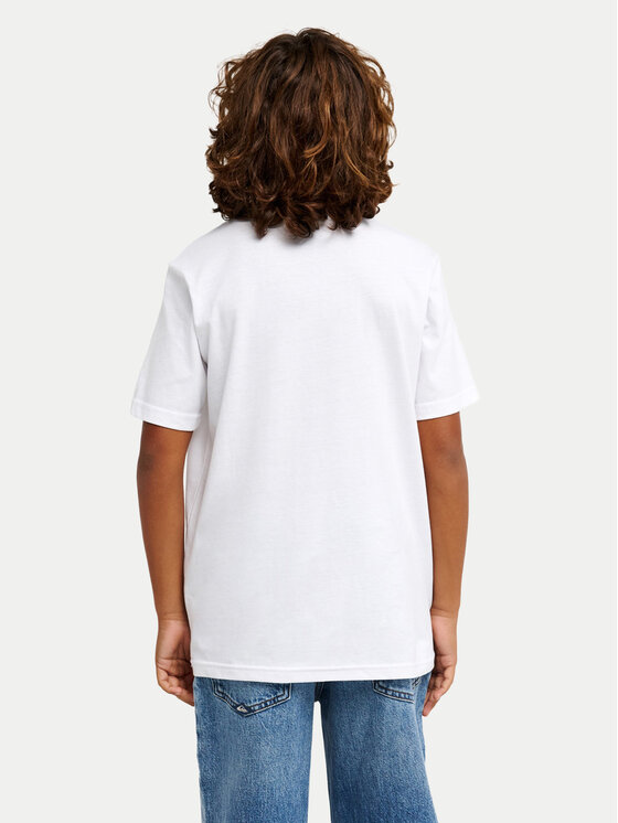 Quiksilver Quiksilver T-Shirt Ev Comp Logo EQBZT04897 Weiß Regular Fit