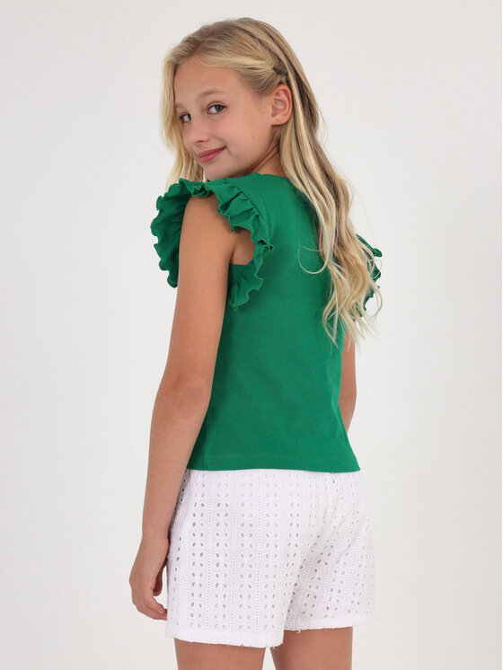 Mayoral Mayoral Pantaloncini di tessuto 6237 Bianco