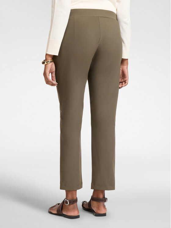 Elena Mirò Elena Mirò Spodnie materiałowe P075Z000164N025 Zielony Regular Fit