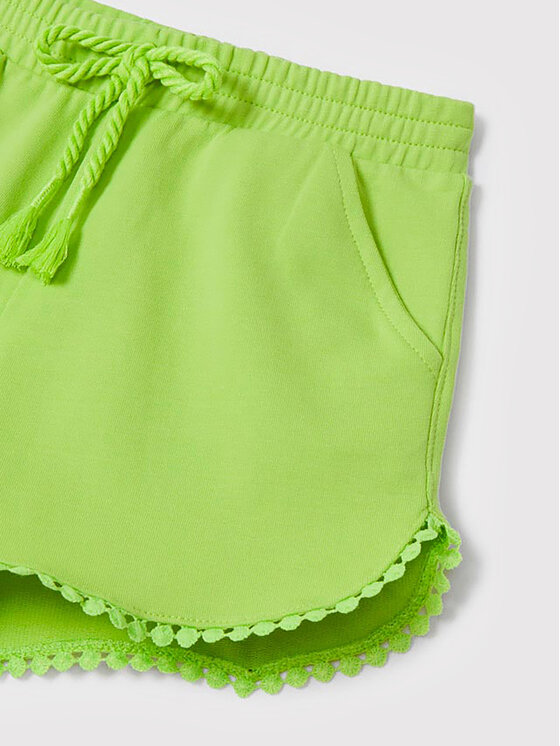 Pantaloncini di tessuto 607 Verde Regular Fit