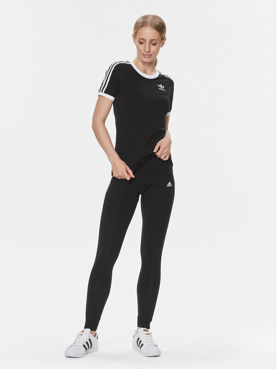 adidas adidas T-Shirt adicolor Classics 3-Stripes GN2900 Černá Regular Fit