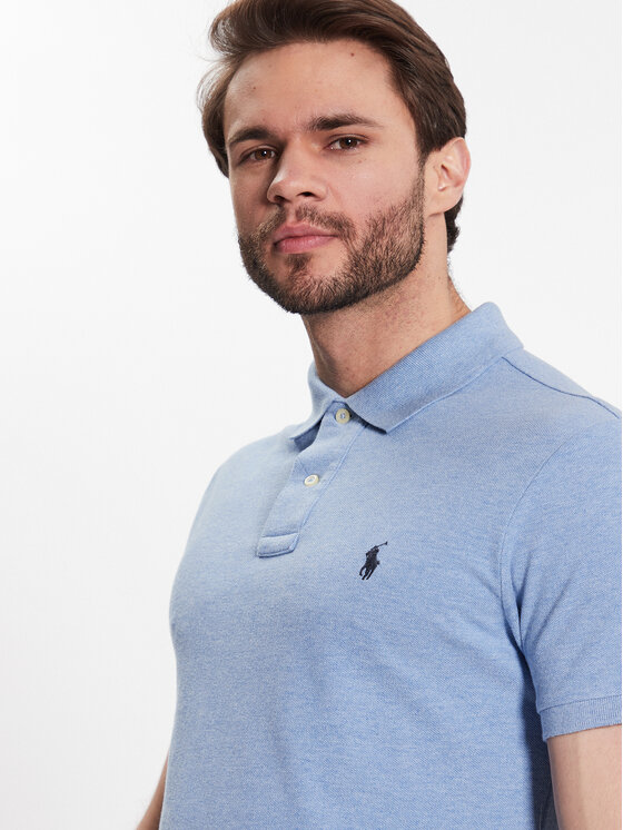 Polo Ralph Lauren Polo Ralph Lauren Polokošeľa 710548797013 Modrá Slim Fit