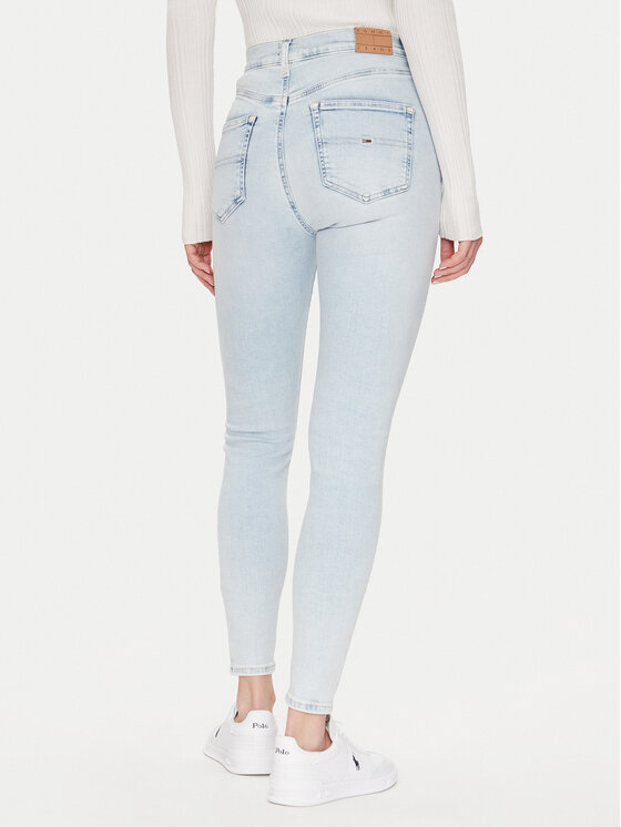 Tommy Jeans Tommy Jeans Blugi Sylvia Hgh Skn Bi1213 DW0DW20025 Albastru Regular Fit