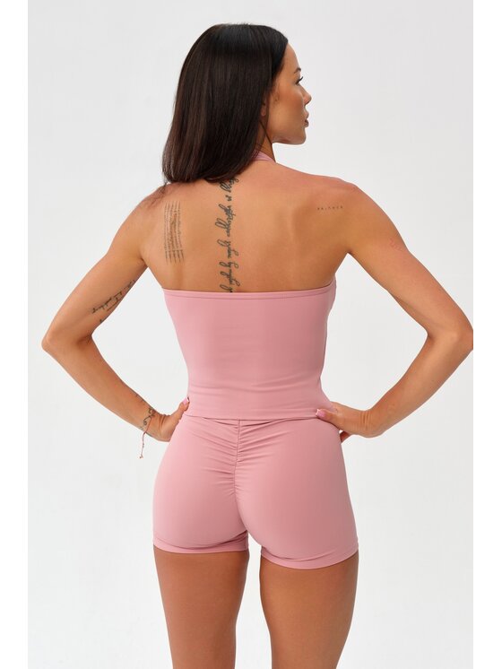 ROUGH RADICAL ROUGH RADICAL Pantaloncini sportivi ZOYA PUSH-UP SHORTS Rosa Slim Fit