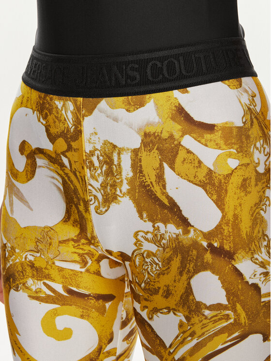 Versace Jeans Couture Versace Jeans Couture Biciklističke hlače 76HAC106 Bijela Skinny Fit