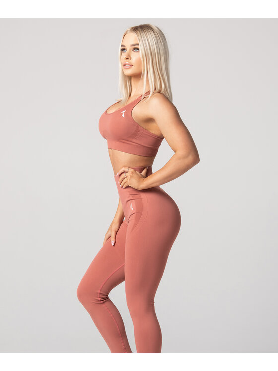 Carpatree Carpatree Legginsy Arcade Leggings Różowy Fitted Fit