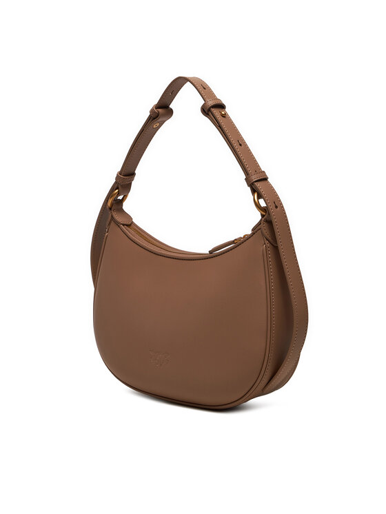 PINKO PINKO Ročna torba Half Moon Mini Fl . AI 24-25 PLTT 102790 A0F1 Rjava
