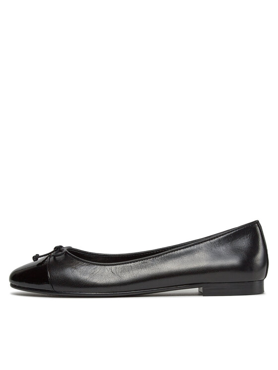 Tory Burch Tory Burch Baleriny Cap-Toe Ballet 154511 Czarny