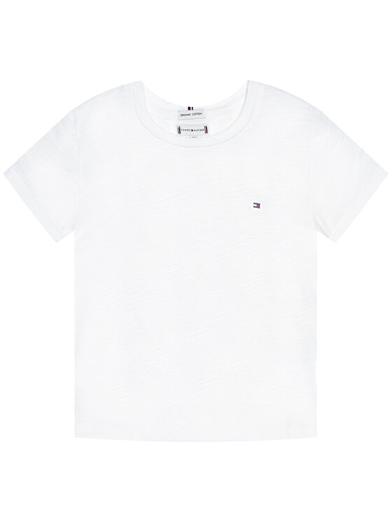 Tommy Hilfiger Tommy Hilfiger T-shirt Reflective Logo Tee KG0KG05252 M Blanc Regular Fit