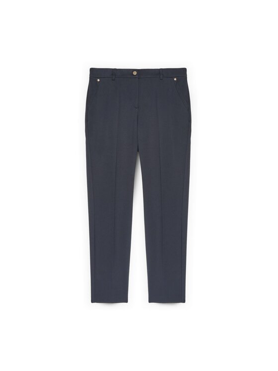 Fiorella Rubino Fiorella Rubino Pantaloni di tessuto P708L002234N034 Blu Regular Fit