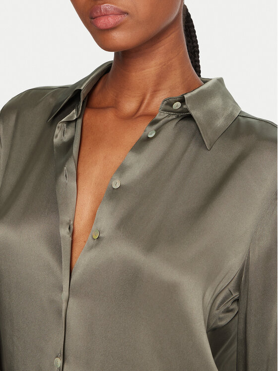 Marella Marella Camicia Bunny 2523116015 Verde Regular Fit