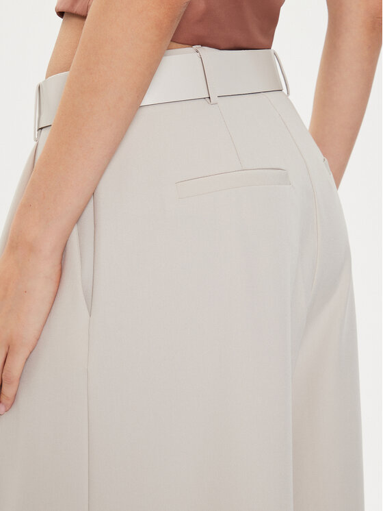 Imperial Imperial Παντελόνι Palazzo P3U0HIC Μπεζ Relaxed Fit