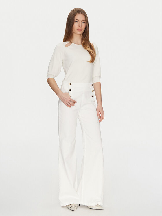 TWINSET TWINSET Džemper 251TP3490 Écru Loose Fit