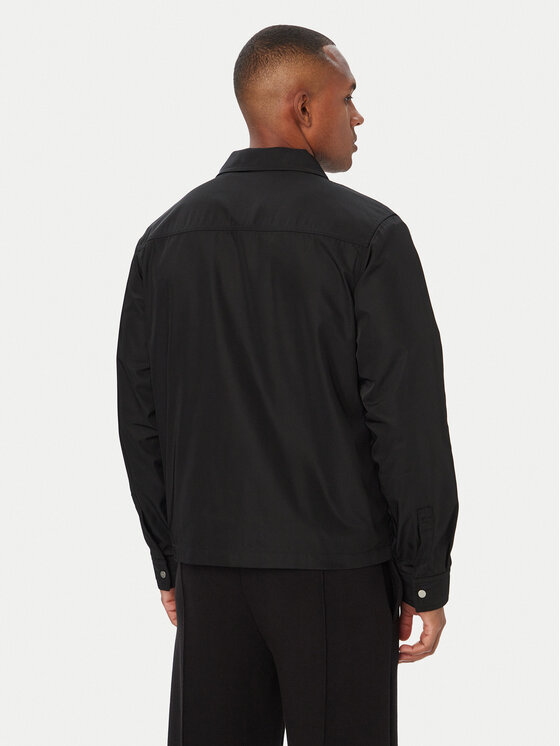 HUGO HUGO Hemdjacke Elack 50564330 Schwarz Oversize