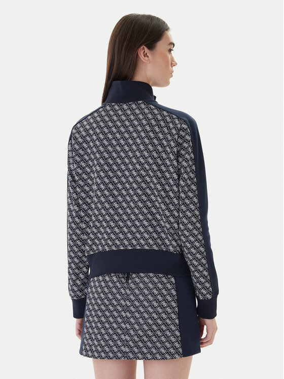 Guess Guess Džemperis ar kapuci V6RQ08 K2042 Tumši zils Regular Fit