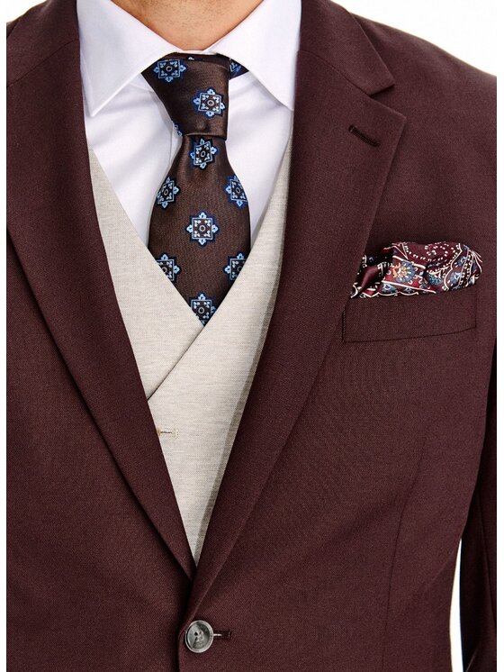 Pako Lorente Pako Lorente Marynarka P26SF-3G-007 Brązowy Slim Fit