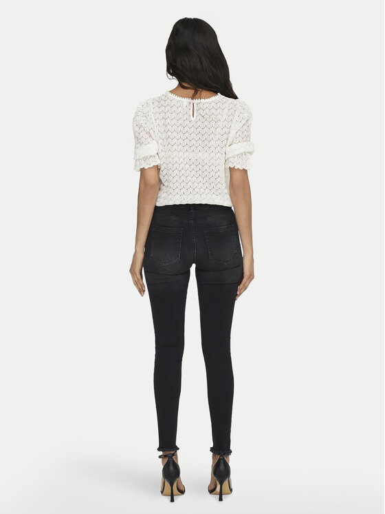 ONLY ONLY Traperice Blush 15157997 Crna Skinny Fit