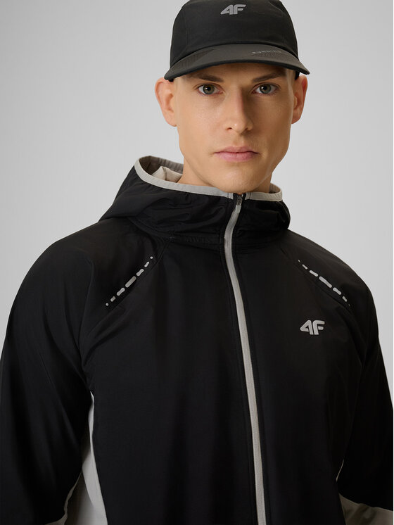 4F 4F Bluza RUNNING Szary Regular Fit