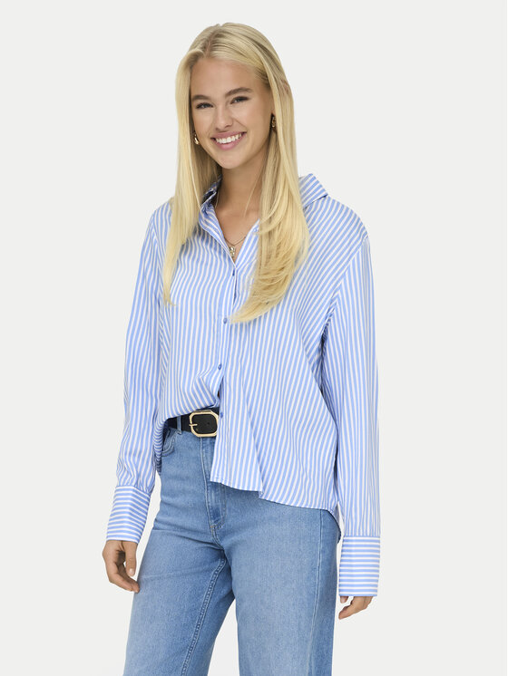 ONLY Cămașă Berit 15320243 Albastru celest Regular Fit