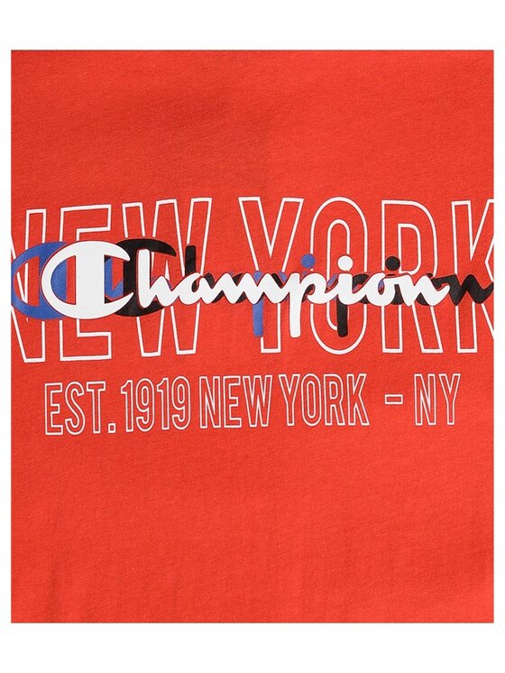 Champion Champion T-Shirt 217280 Czerwony Comfortable Fit