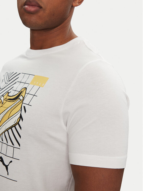 Puma Puma T-Shirt Sneaker 684830 Biały Regular Fit